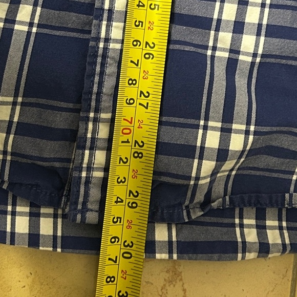 Abercrombie & Fitch Men’s Button Down Long Sleeve Shirt XL Muscle Blue/White - Picture 10 of 10